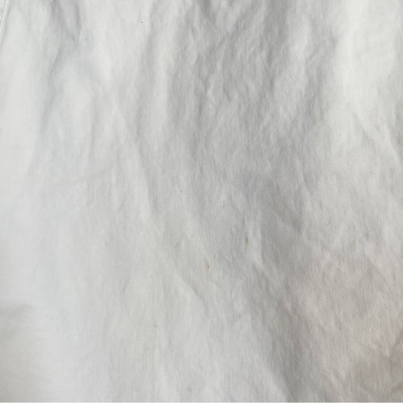 Old Navy White Cotton Blend Shorts Size 12 - Picture 4 of 8